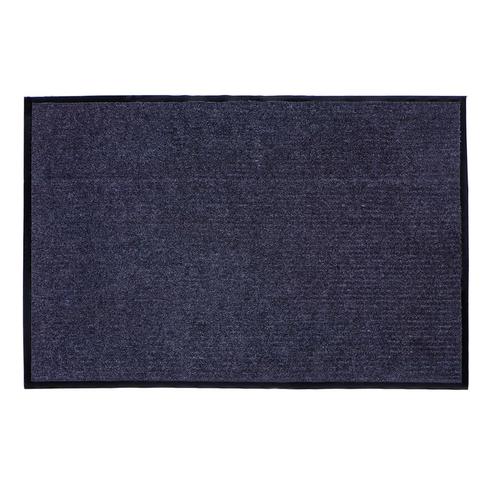 Коврик придверный влаговпитывающий, ребристый, «Стандарт», 80×120 см, цвет серый
