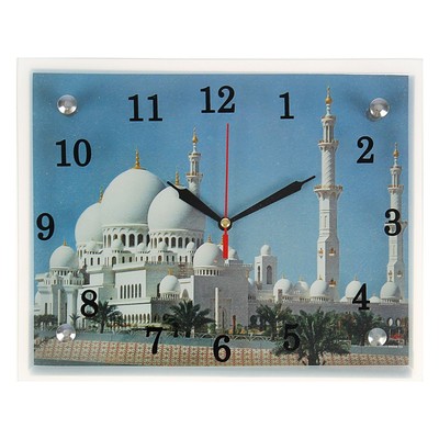 Часы настенные, серия: Город, &quot;Мусульманские&quot;, 20х25  см, микс