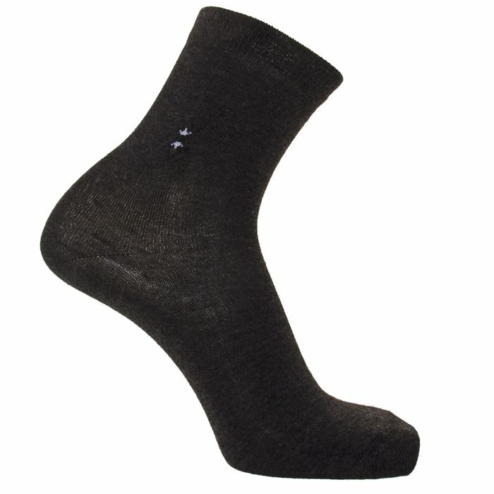 Носки мужские, цвет тёмно-серый, размер 25