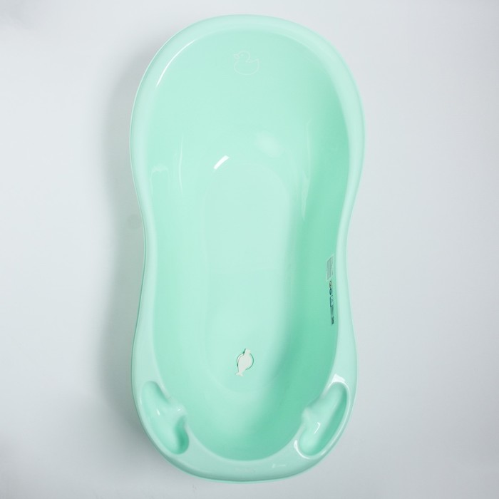 Ванна детская «Уточка», со сливом, 102 см., цвет салатовый