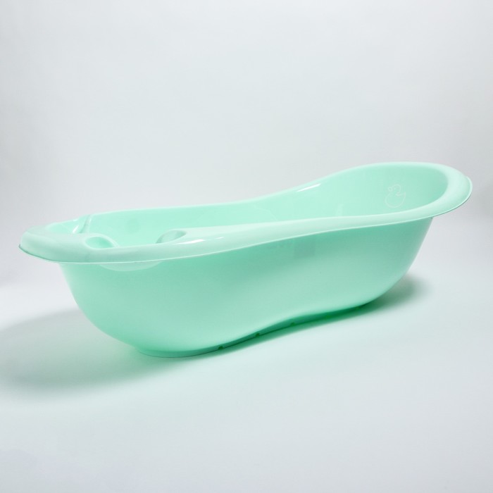 Ванна детская «Уточка», со сливом, 102 см., цвет салатовый