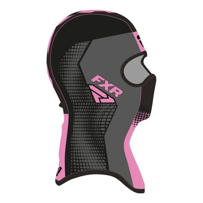 Балаклава FXR Shredder Tech, размер L, чёрный, серый, розовый