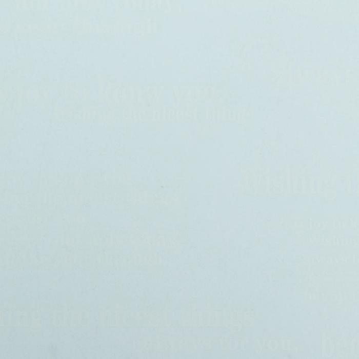 Плёнка матовая двухсторонняя &quot;Послание&quot; серо-голубой, 0,58 х 0,58 м
