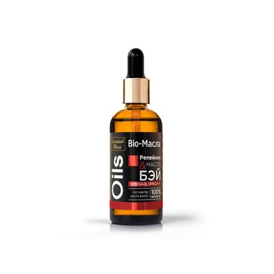 Bio-Масла для волос Золотой шёлк «Репейное &amp; масло БЭЙ» активатор роста волос, 100 мл