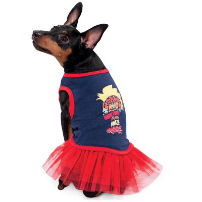 Платье для собак Triol Marvel &quot;Капитан Марвел&quot;, размер M (ДС 30 см, ОШ 30 см, ОГ 42 см)
