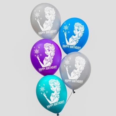 Воздушные шары «С Днем Рождения!», Холодное сердце, Disney, набор 50 шт.
