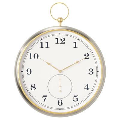 Настенные часы КУТТЕРСМЮККЕ, 46 см, цвет серебристый