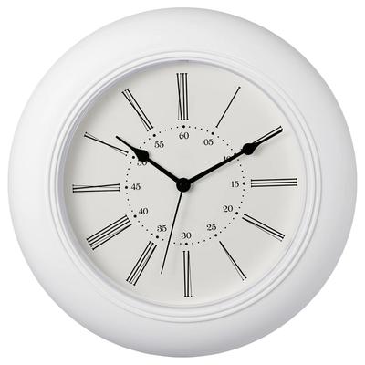 Настенные часы СКАЙРОН, 30 см, цвет белый