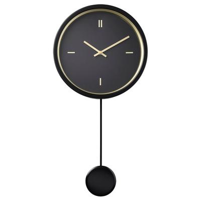 Настенные часы СТУРСК, 26 см, цвет чёрный