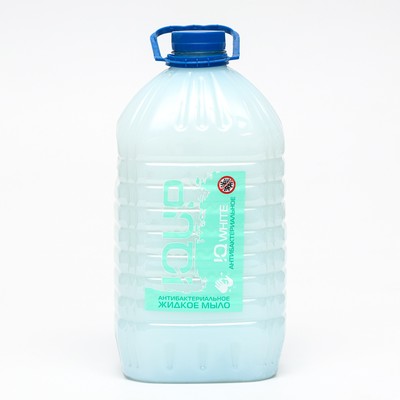 Антибактериальное жидкое мыло IQUP Clean Care Luxe, белое ПЭТ 5 л