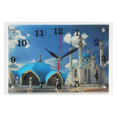 Часы настенные, серия: Город, &quot;Казанская мечеть Кул Шариф&quot;, 25х35 см
