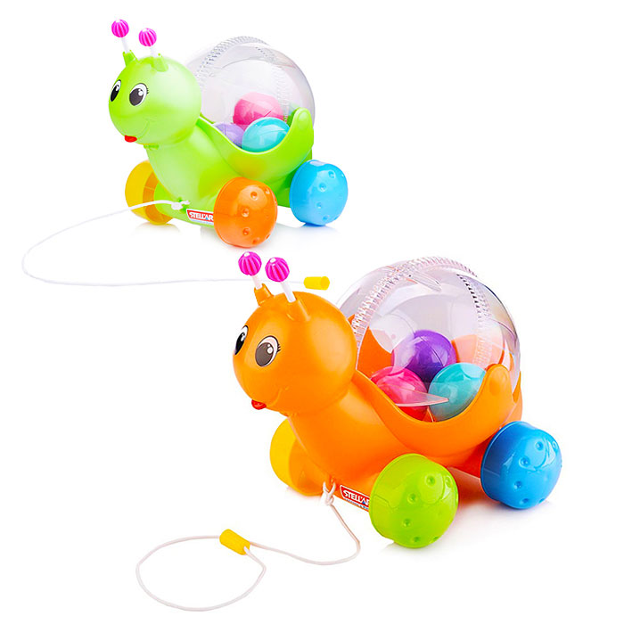 Каталка "Улиточка" на веревочке Каталка "Улиточка" на веревочке