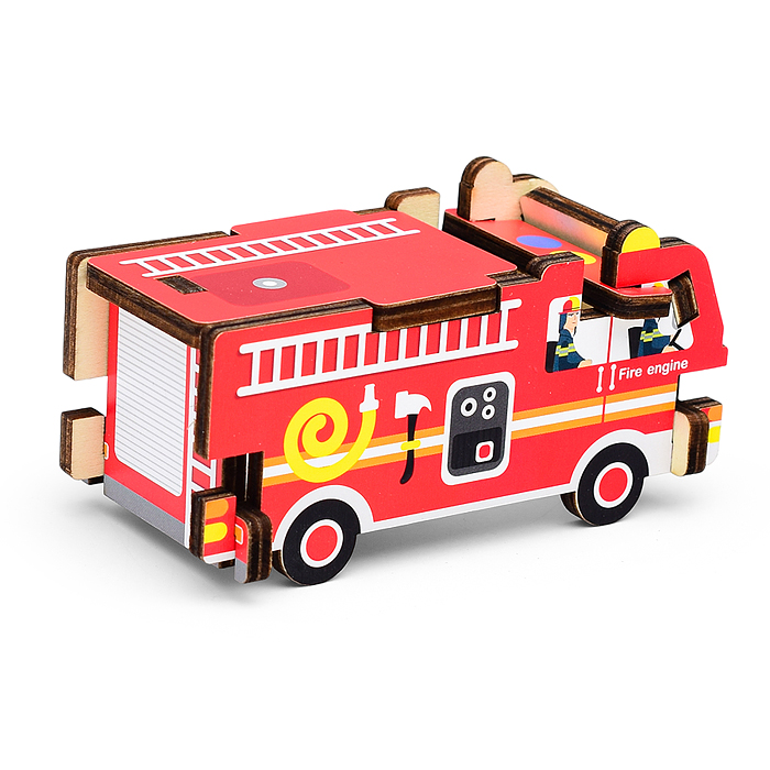 Фото к товару Пазл "Пожарная машина" Пазл "Пожарная машина"