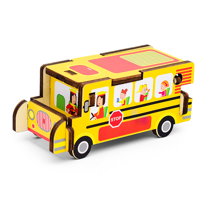 Фото к товару Пазл "Автобус" Пазл "Автобус"