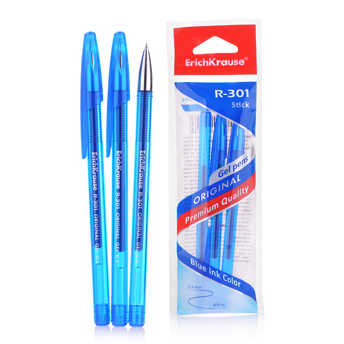 Ручка гелевая R-301 в наборе 3шт Ручка гелевая R-301 в наборе 3шт