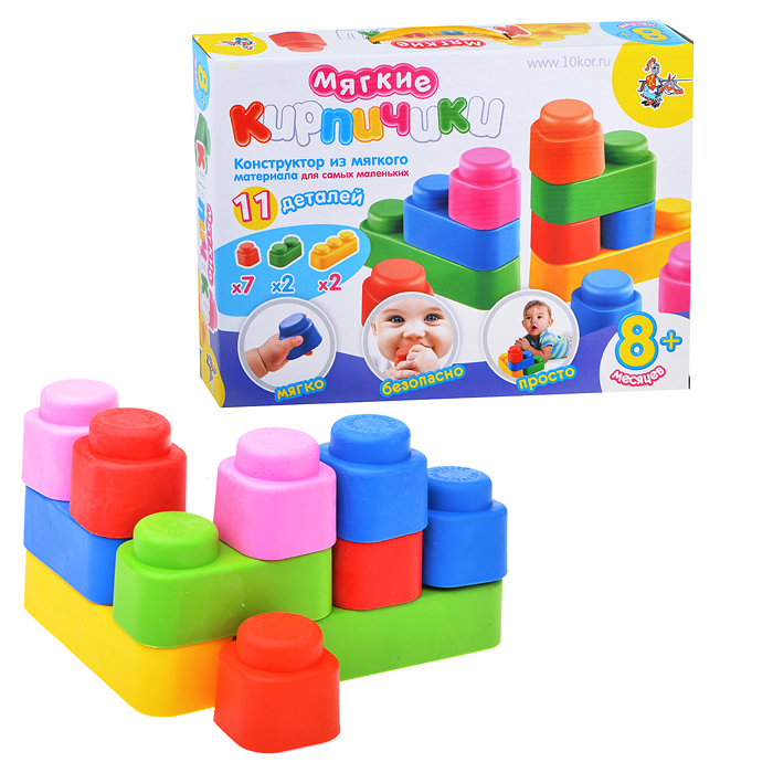 Мягкие кирпичики (11 дет.) Мягкие кирпичики (11 дет.)