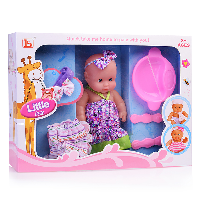 Фото к товару Пупс 702LSB с аксессуарами, в коробке Пупс 702LSB с аксессуарами, в коробке