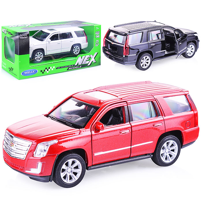 Машинка 1:32 Cadillac Escalade, пруж. мех., цв. в асс. Машинка 1:32 Cadillac Escalade, пруж. мех., цв. в асс.