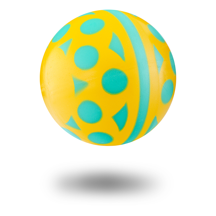 Фото к товару Мяч "Вертушок" окраш. по трафарету, d-100 Мяч "Вертушок" окраш. по трафарету, d-100