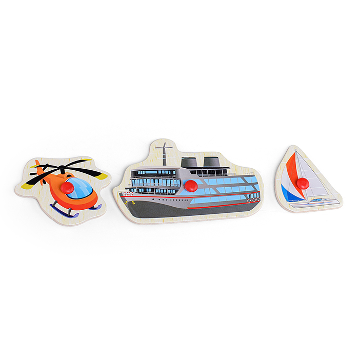 Фото к товару Пазл-вкладыш D0467 "Транспорт" Пазл-вкладыш D0467 "Транспорт"