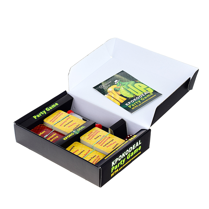 Фото к товару Игра для вечеринки "Кроко deal" Игра для вечеринки "Кроко deal"