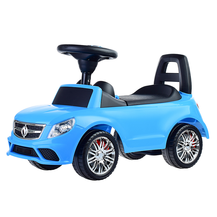 Каталка-автомобиль "SuperCar" №3 со звуковым сигналом (голубая) Каталка-автомобиль "SuperCar" №3 со звуковым сигналом (голубая)
