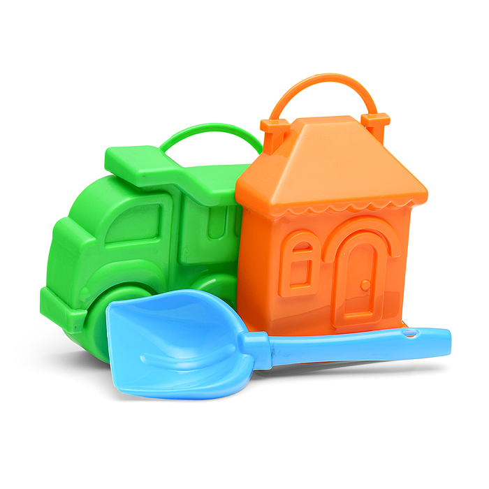Набор Формочек (домик и машинка) + совок Набор Формочек (домик и машинка) + совок