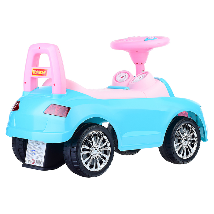 Фото к товару Каталка-автомобиль "SuperCar" №2 со звуковым сигналом (бирюзовая) Каталка-автомобиль "SuperCar" №2 со звуковым сигналом (бирюзовая)