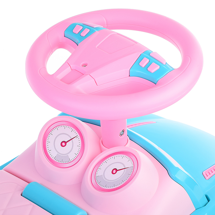 Фото к товару Каталка-автомобиль "SuperCar" №2 со звуковым сигналом (бирюзовая) Каталка-автомобиль "SuperCar" №2 со звуковым сигналом (бирюзовая)