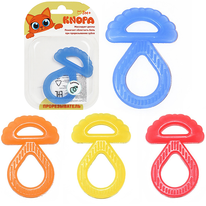 Массажер силиконовый для десен (прорезыватель зубной) "Грибочек" Массажер силиконовый для десен (прорезыватель зубной) "Грибочек"