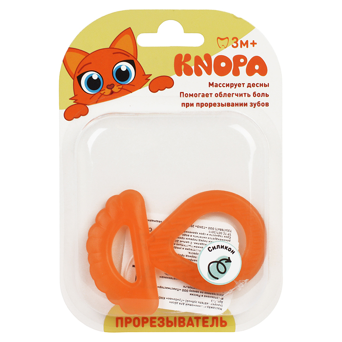 Фото к товару Массажер силиконовый для десен (прорезыватель зубной) "Грибочек" Массажер силиконовый для десен (прорезыватель зубной) "Грибочек"