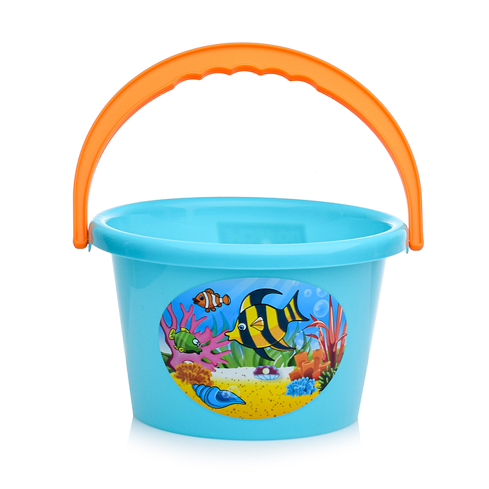 Фото к товару Набор №205: ведро среднее, лопатка, грабельки, 2 формочки, лейка малая №4 Набор №205: ведро среднее, лопатка, грабельки, 2 формочки, лейка малая №4