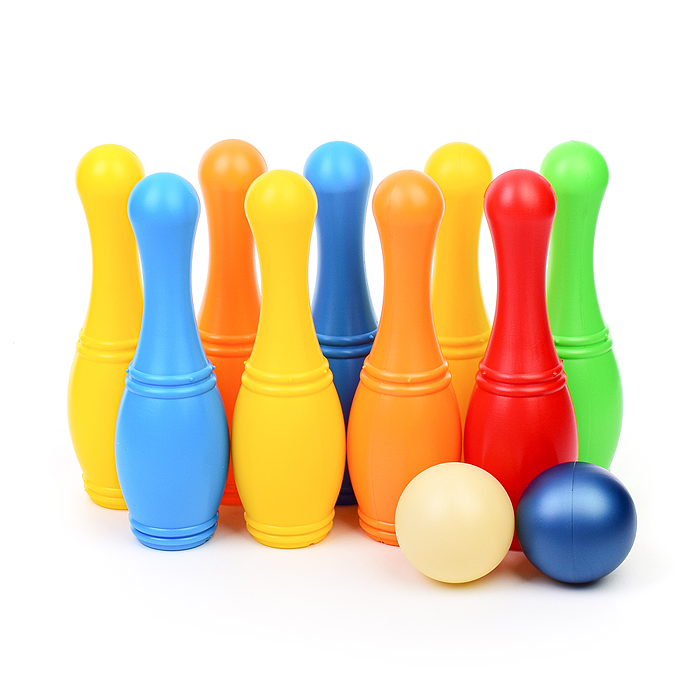 Фото к товару Кегли с мячиком (9+2) Кегли с мячиком (9+2)