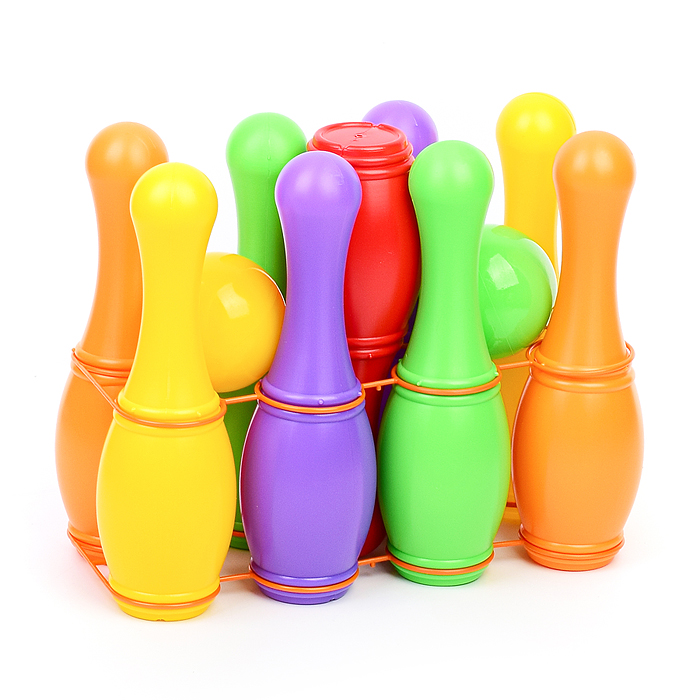 Фото к товару Кегли с мячиком (9+2) Кегли с мячиком (9+2)