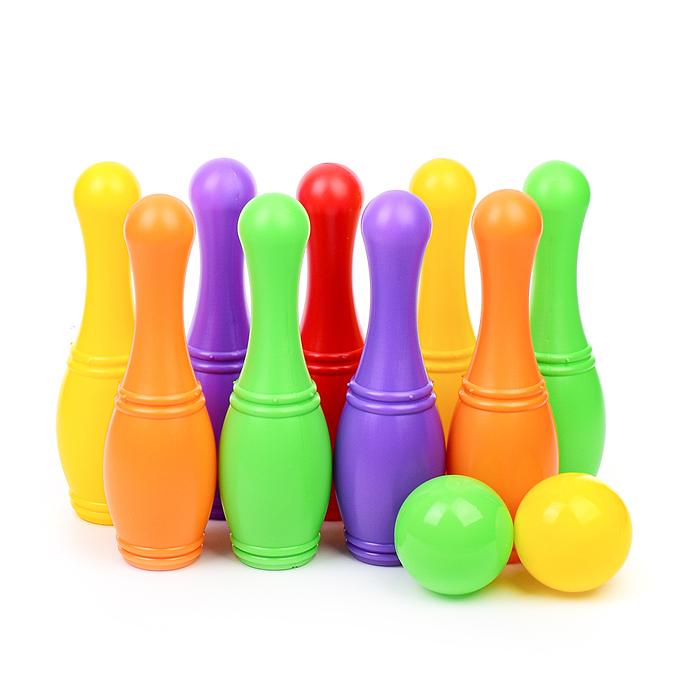 Фото к товару Кегли с мячиком (9+2) Кегли с мячиком (9+2)