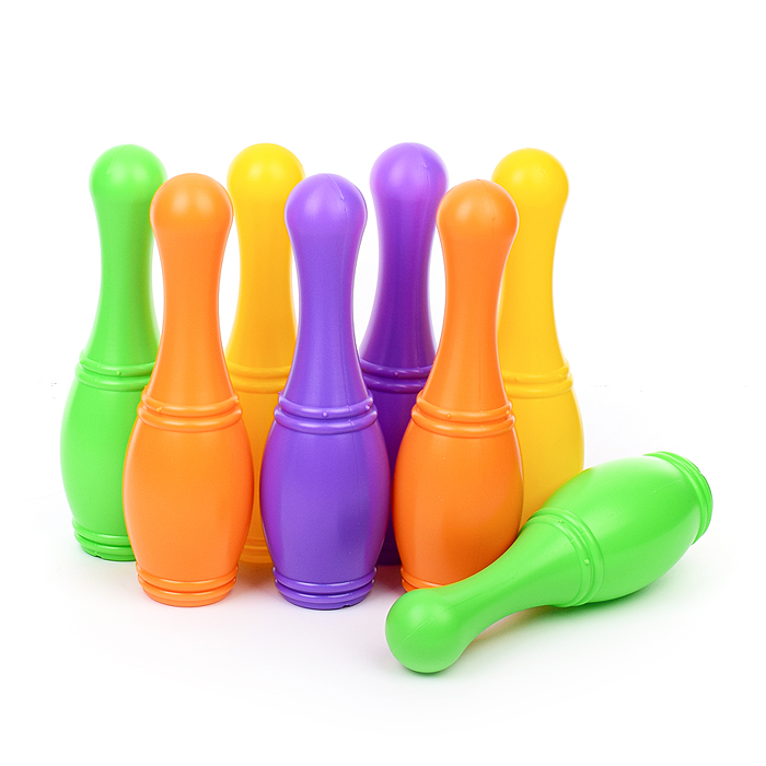 Фото к товару Кегли с большими мячиками (8+2) Кегли с большими мячиками (8+2)