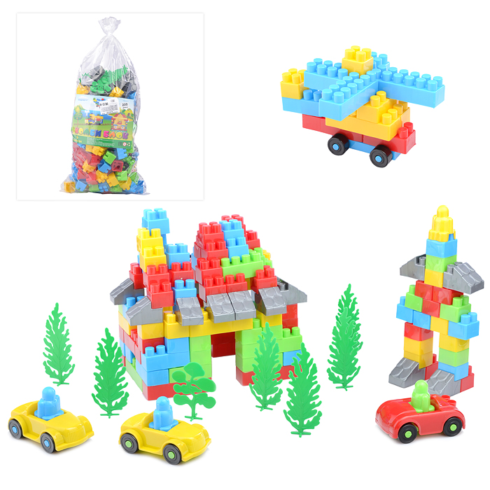 Конструктор "Комби Блок" 200 дет. Конструктор "Комби Блок" 200 дет.