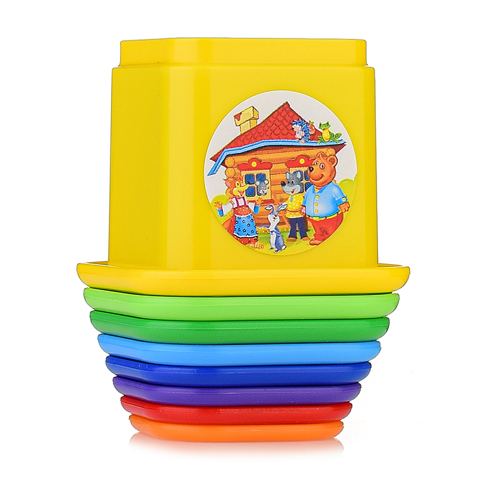 Фото к товару Пирамидка "Теремок" Пирамидка "Теремок"