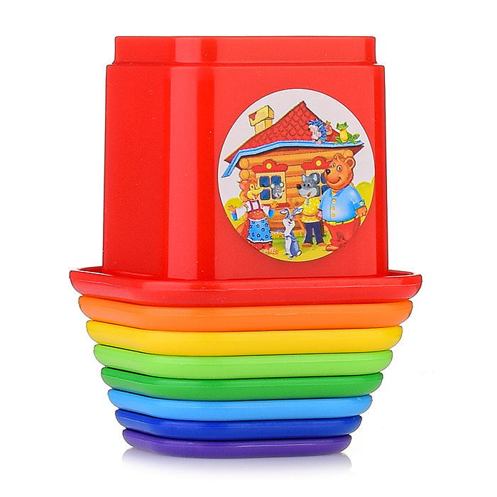 Фото к товару Пирамидка "Теремок" Пирамидка "Теремок"