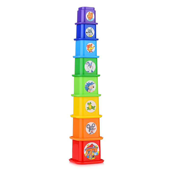 Фото к товару Пирамидка "Теремок" Пирамидка "Теремок"