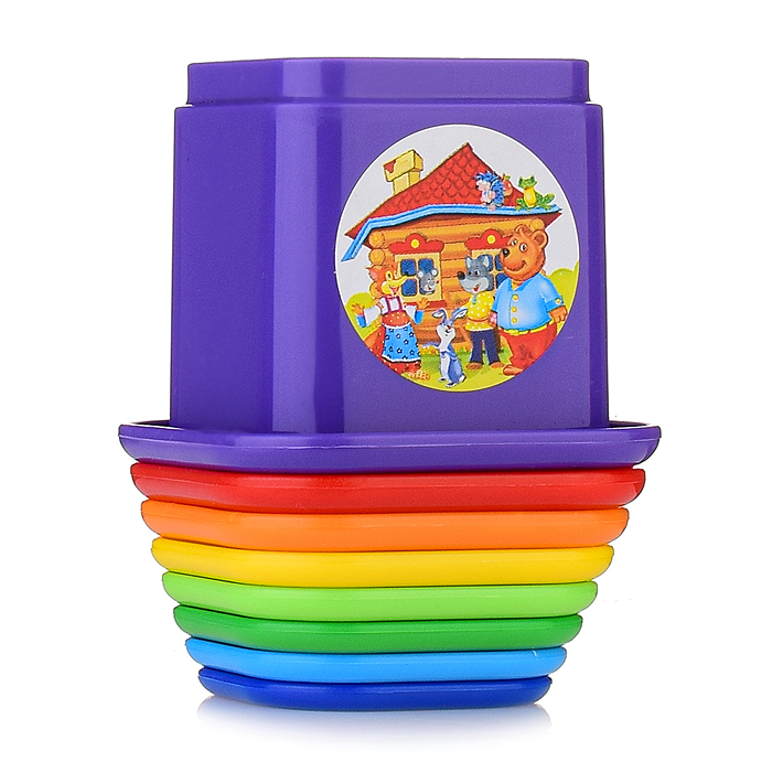 Фото к товару Пирамидка "Теремок" Пирамидка "Теремок"