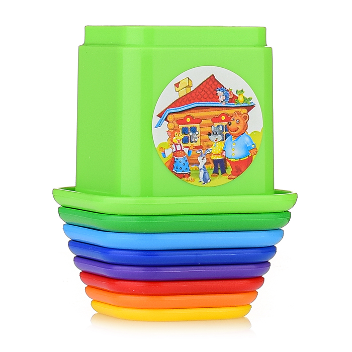 Фото к товару Пирамидка "Теремок" Пирамидка "Теремок"