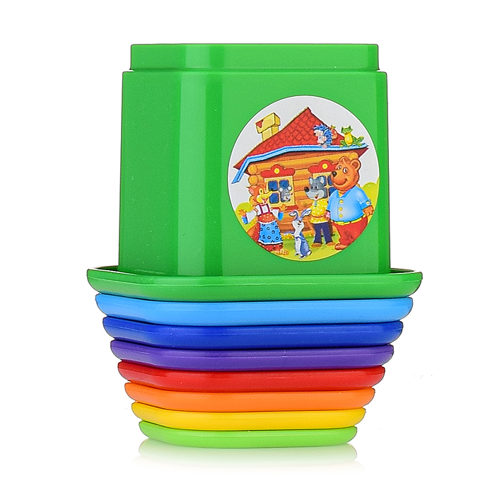 Фото к товару Пирамидка "Теремок" Пирамидка "Теремок"