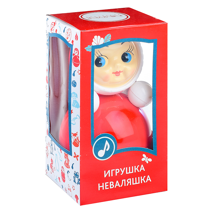 Фото к товару Неваляшка Девочка в худ. упаковке Неваляшка Девочка в худ. упаковке