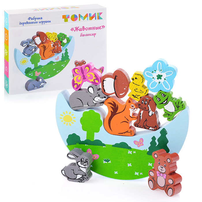 Собирайка "Балансир "Животные" (11дет.) Собирайка "Балансир "Животные" (11дет.)