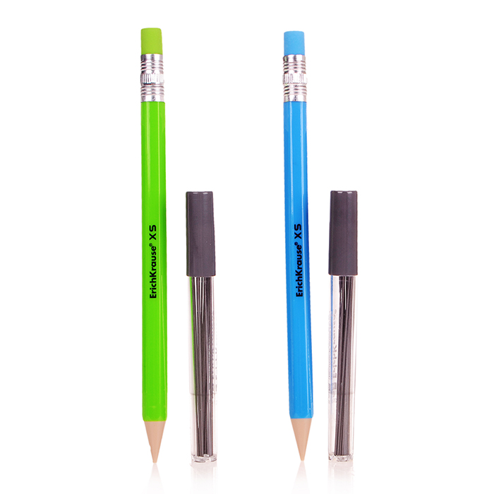 Карандаш механический XS в наборе с 20 грифелями 0.5мм, НВ (в пакете по 1 шт.)