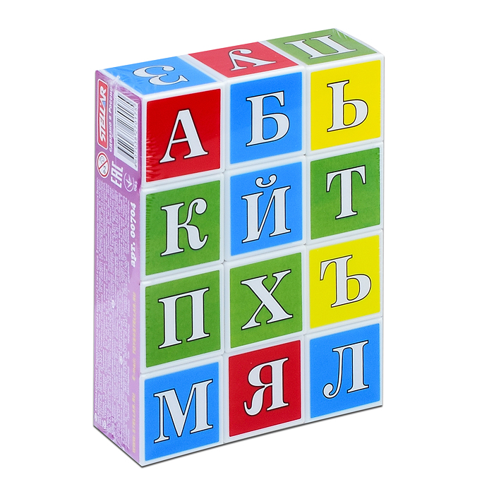 Фото к товару Кубики "Азбука" (12) Кубики "Азбука" (12)