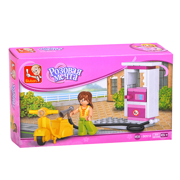 Конструктор М38-В0518 "Заправочная станция" (37 дет.) Конструктор М38-В0518 "Заправочная станция" (37 дет.)