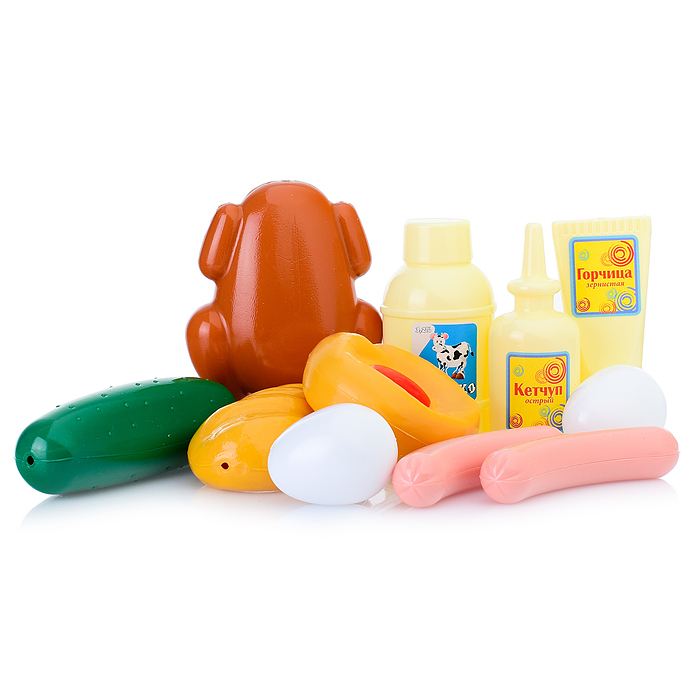 Фото к товару Игровой набор "Продуктовая корзинка" (12пр.) Игровой набор "Продуктовая корзинка" (12пр.)