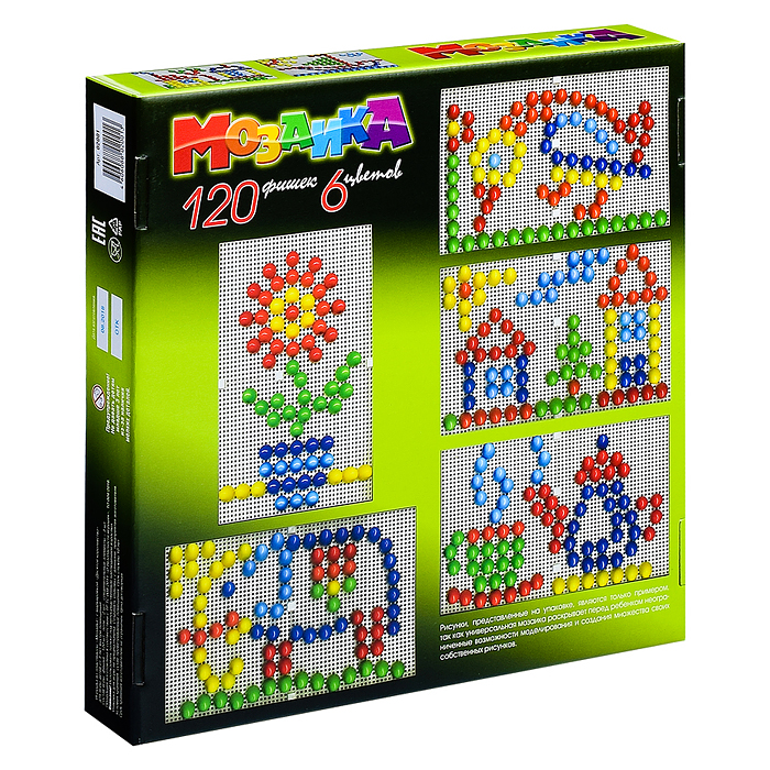 Фото к товару Мозаика 20/120 6цв. (2 поля) Мозаика 20/120 6цв. (2 поля)